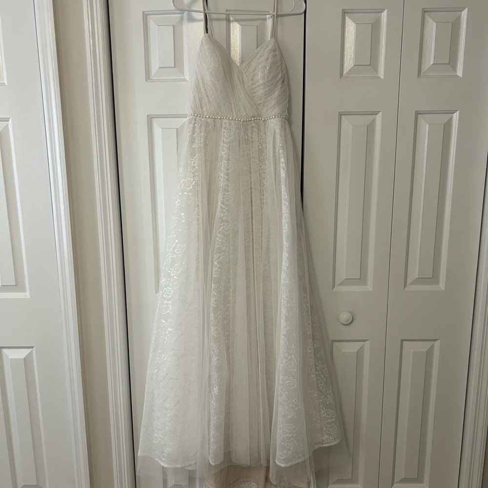 SHEIN Spaghetti Strap Wedding Dress